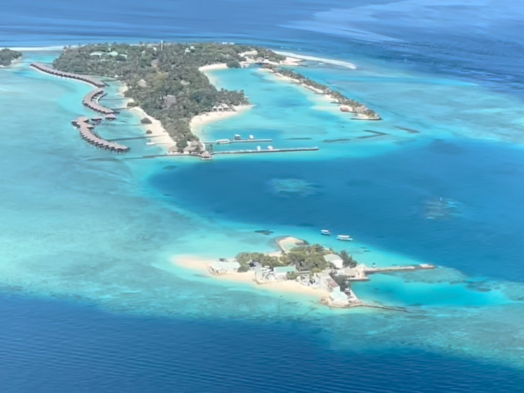 Maldive dall'aereo