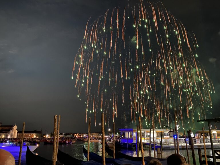 Spettacolo pirotecnico sul Bacino di San Marco