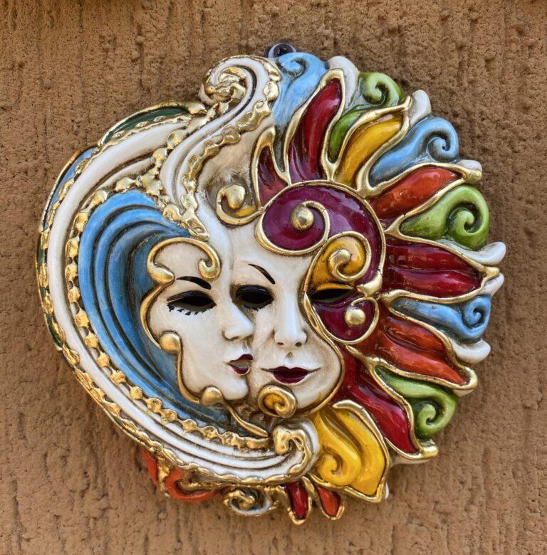 Maschera di Venezia in ceramica