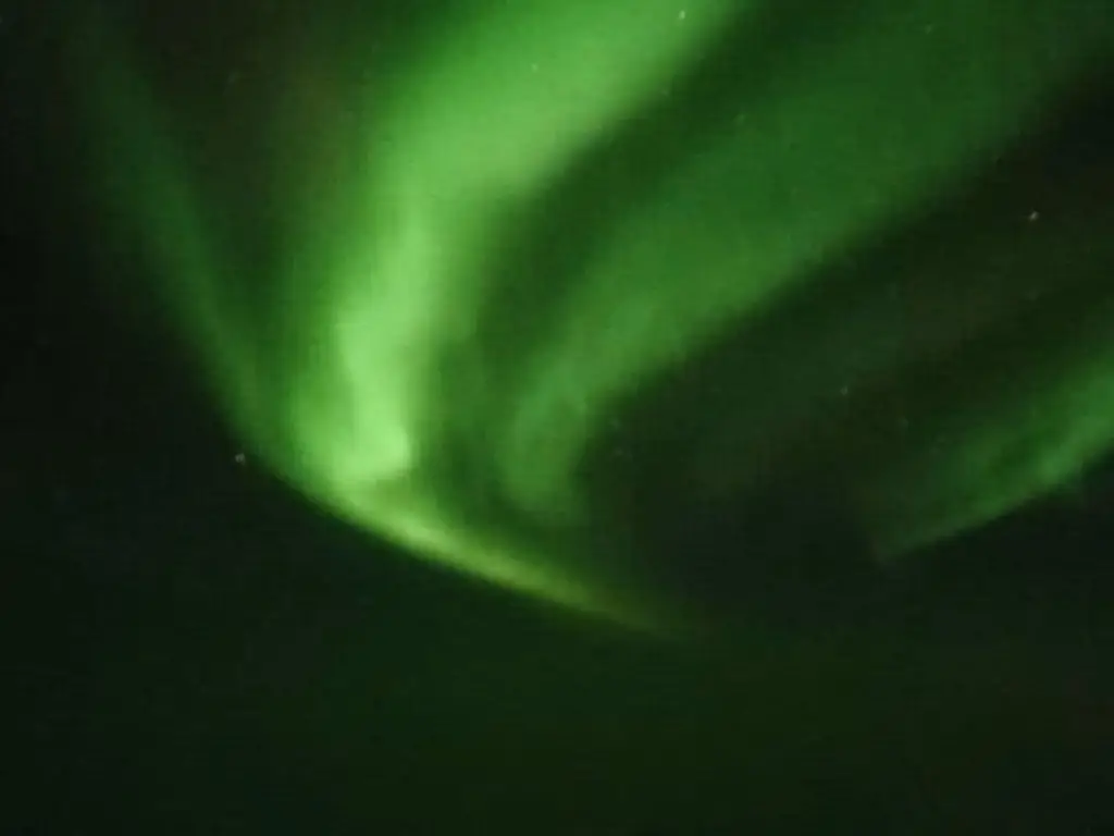 Panorami dall'aereo: aurora boreale