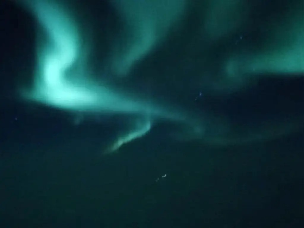 aurora boreale blu